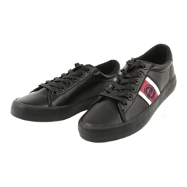 Big Star Women's sneakers with eco-leather gg174111 black white 2