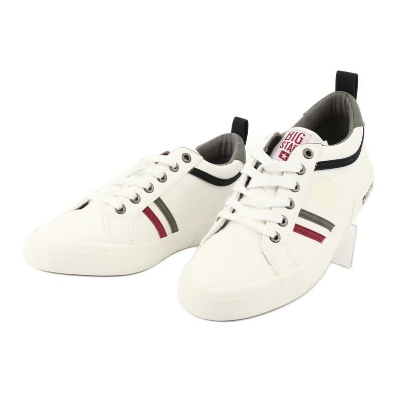 Big Star women's sneakers made of eco-leather GG274187 white 2 Big Star women's sneakers made of eco-leather GG274187 white 2