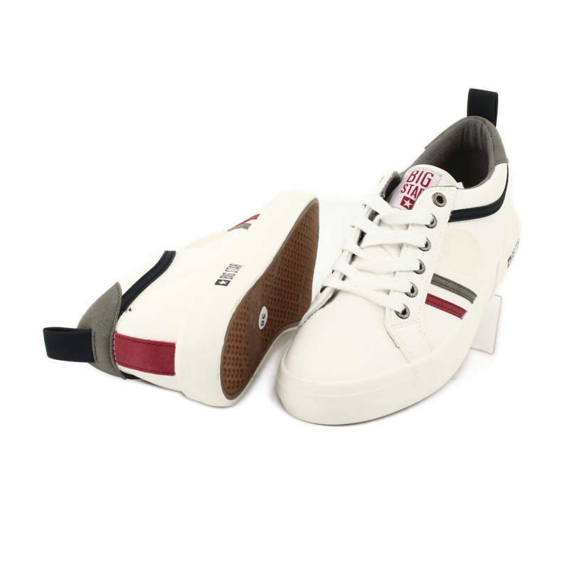 Big Star women's sneakers made of eco-leather GG274187 white 3 Big Star women's sneakers made of eco-leather GG274187 white 3