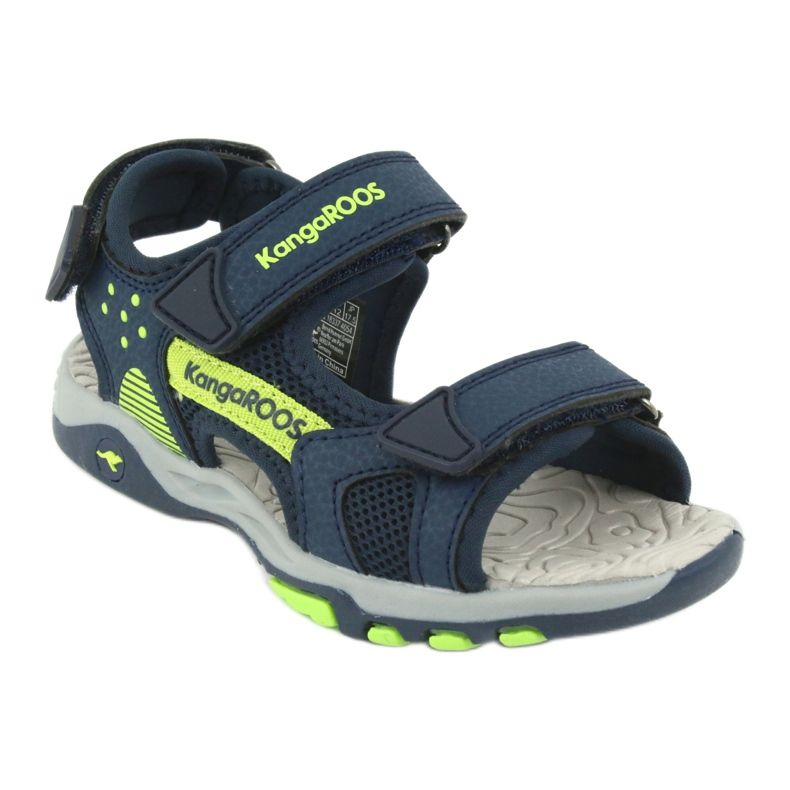 Sandals KangaRoos 18337 foam insert navy blue green 1