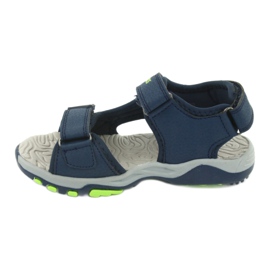 Sandals KangaRoos 18337 foam insert navy blue green 2