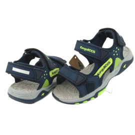 Sandals KangaRoos 18337 foam insert navy blue green 4