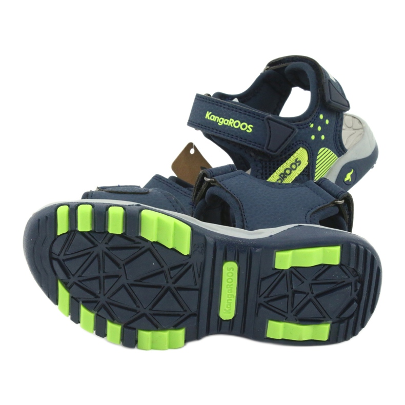 Sandals KangaRoos 18337 foam insert navy blue green 5