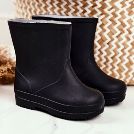 Children's Black Rubber Galoshes Classic Lullaby 1