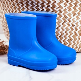 Children's Blue Classic Lullaby Rubber Galoshes 1