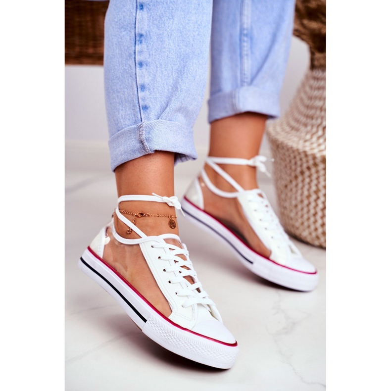 PS1 Women's Sneakers White Transparent Elements Grace 1 PS1 Women's Sneakers White Transparent Elements Grace 1