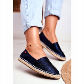 Women's Espadrilles Braided Sole Navy Blue Big Star DD274A147 1 Women's Espadrilles Braided Sole Navy Blue Big Star DD274A147 1
