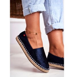 Women's Espadrilles Braided Sole Navy Blue Big Star DD274A147 2 Women's Espadrilles Braided Sole Navy Blue Big Star DD274A147 2