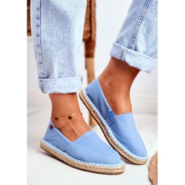Women's Espadrilles Braided Sole Blue Big Star DD274A153 1