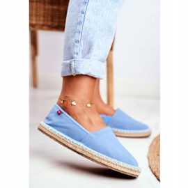 Women's Espadrilles Braided Sole Blue Big Star DD274A153 2
