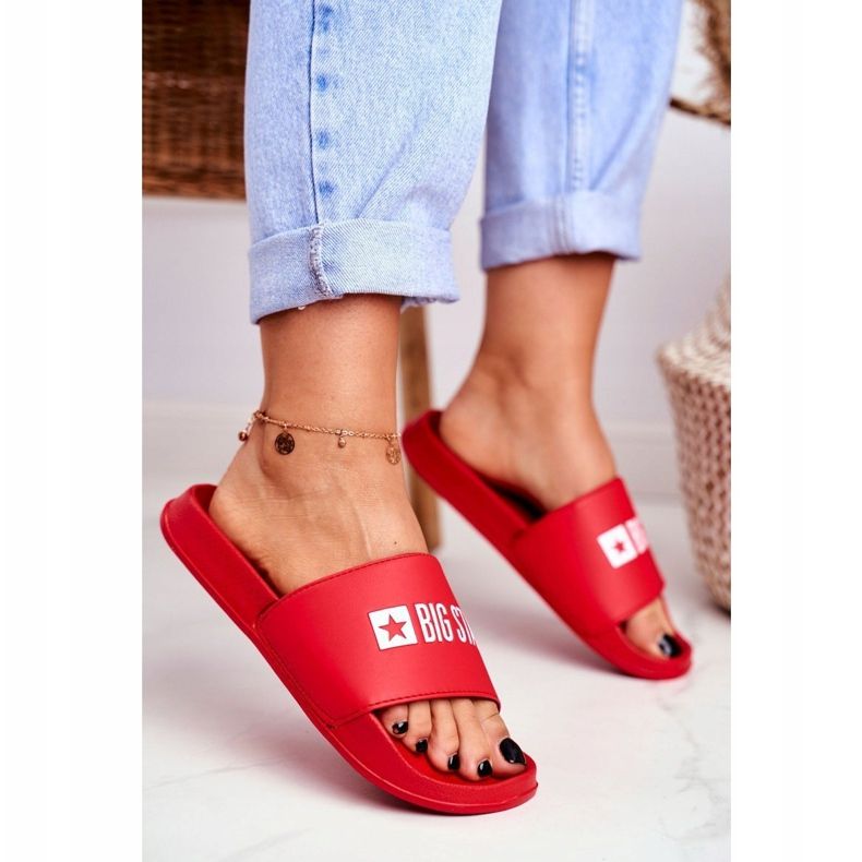 Women's Slippers Big Star Red GG274041 1