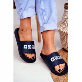 Women's Slippers Big Star Classic Navy Blue GG274043 2
