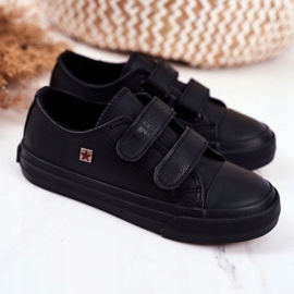 Children's Shoes Sneakers Big Star With Velcro Black GG374009 1