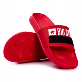 Men's Slippers Big Star Classic Red GG174939 white black 2 Men's Slippers Big Star Classic Red GG174939 white black 2