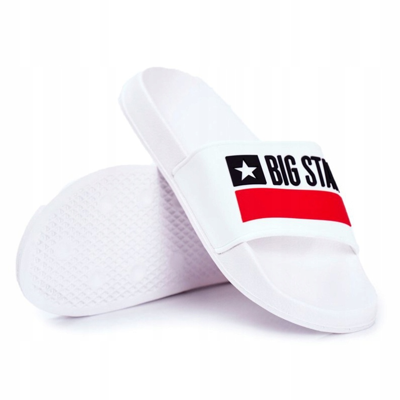 Men's Slippers Big Star Classic White GG174938 black red 1 Men's Slippers Big Star Classic White GG174938 black red 1