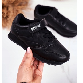 Sport Children's Shoes Big Star With Velcro Black GG374059 2 Sport Children's Shoes Big Star With Velcro Black GG374059 2