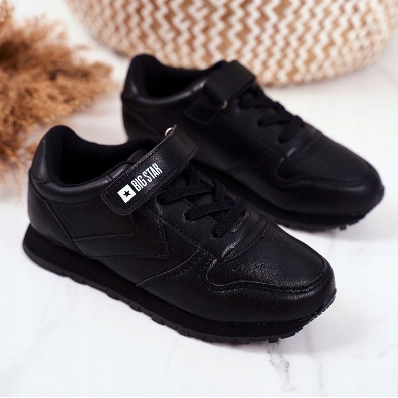 Sport Children's Shoes Big Star With Velcro Black GG374059 1 Sport Children's Shoes Big Star With Velcro Black GG374059 1