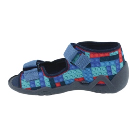 Befado children's shoes 250P094 red blue multicolored 2