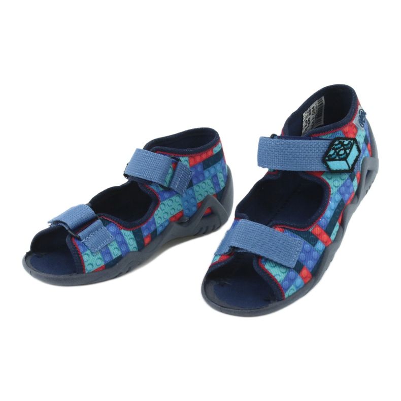 Befado children's shoes 250P094 red blue multicolored 3 Befado children's shoes 250P094 red blue multicolored 3