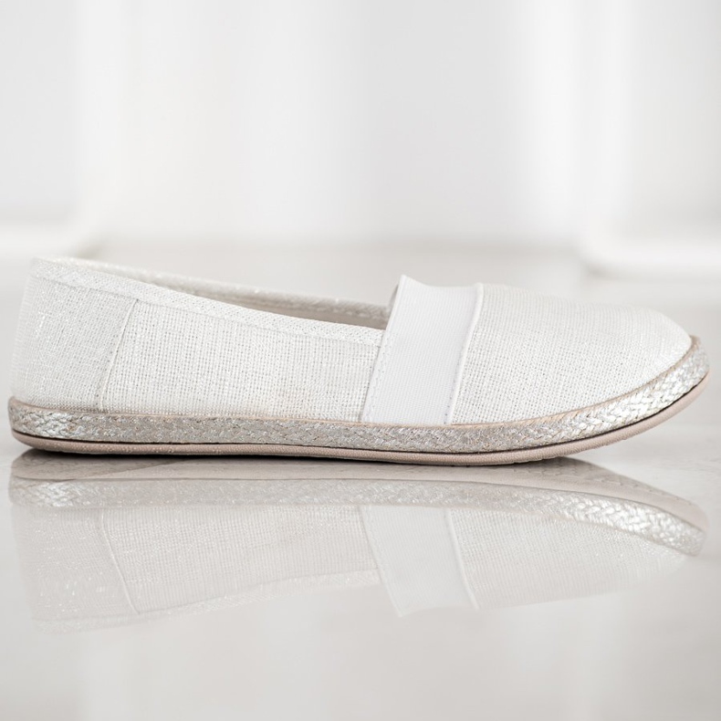 SHELOVET Stylish Slip-On Sneakers white 2