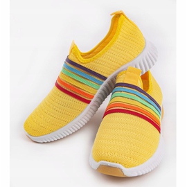 Yellow BS30 slip-on sports shoes multicolored 1