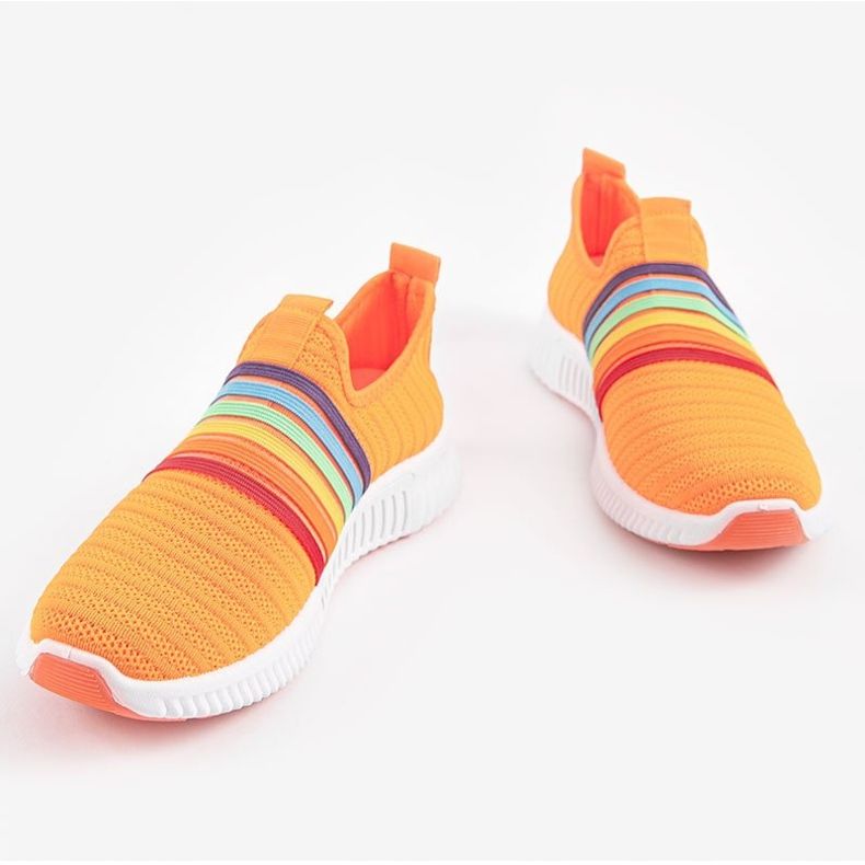 Neon Orange BS30 slip-on sports shoes multicolored 2