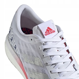Running shoes adidas Adizero Boston 9 M FX8499 white red grey 2