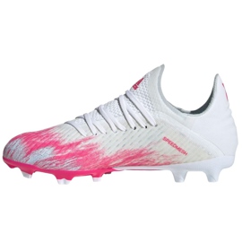 Adidas X 19.1 Fg Jr EG7163 football boots multicolored white 2