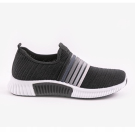 Black TL502 slip-on sports shoes 1