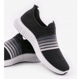 Black TL502 slip-on sports shoes 2