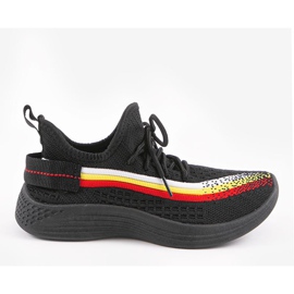Black HB-48 sports shoes 1