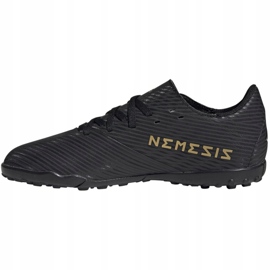 The adidas Nemeziz 19.4 Tf Jr EG3313 football boots black black 2