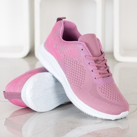 SHELOVET Light Sport Shoes pink 1 SHELOVET Light Sport Shoes pink 1