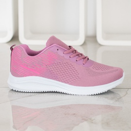SHELOVET Light Sport Shoes pink 2