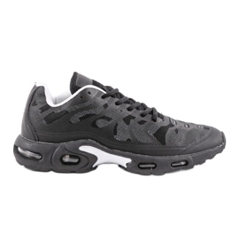 15009-P black men's sports shoes 1