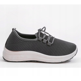 Gray LR005-3 slip-on sports shoes grey 1
