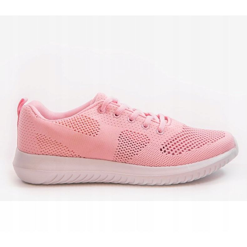 Pink T101-8 openwork sports shoes 1