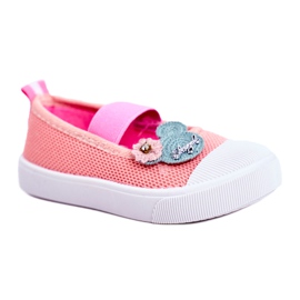 Le Scarpe Children's sneakers with Salmon Velcro Estienne multicolored pink 3