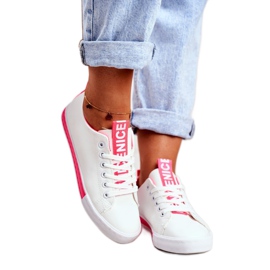 SEA Classic Women's Sneakers Fuchsia Ville white pink 1