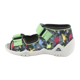 Befado children's shoes 250P092 grey multicolored green 1