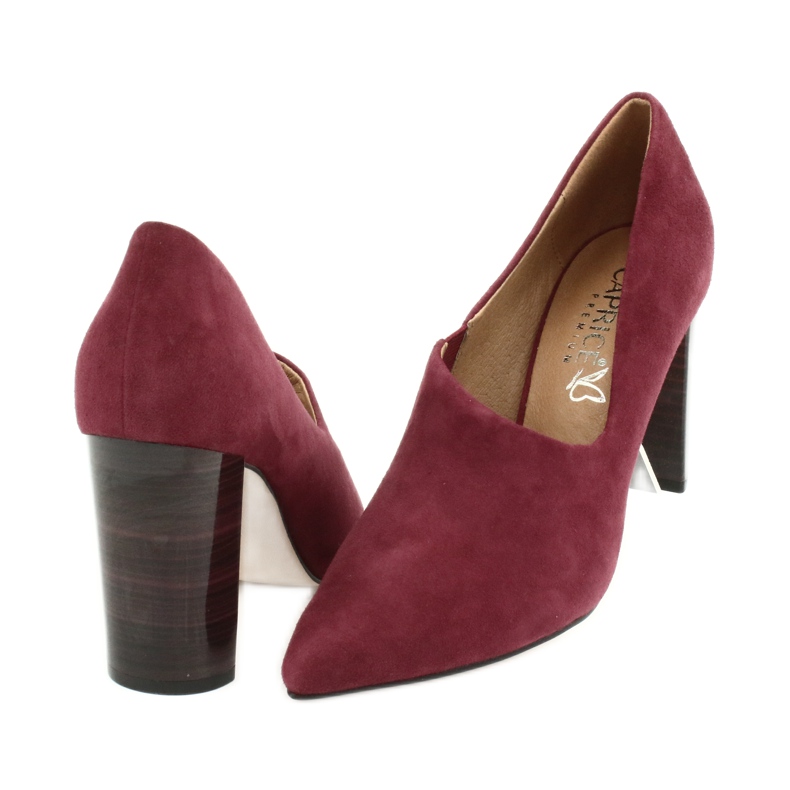 Caprice Women's burgundy women's shoes/Wine Sede 24402 red 3 Caprice Women's burgundy women's shoes/Wine Sede 24402 red 3