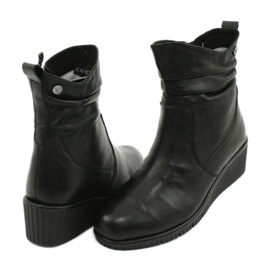 Caprice Walking On Air wedge boots black 3 Caprice Walking On Air wedge boots black 3