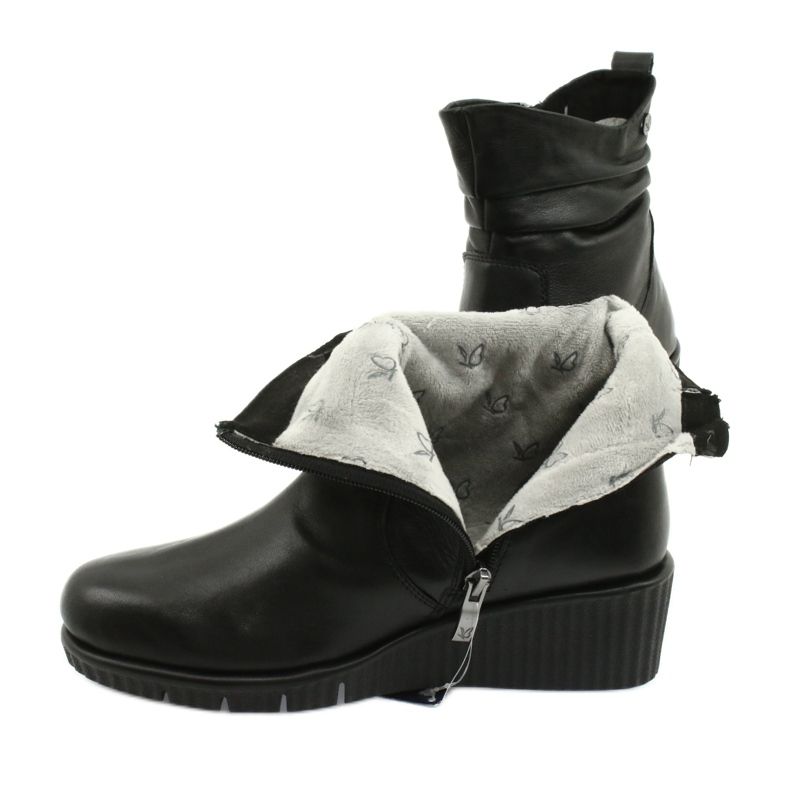 Caprice Walking On Air wedge boots black 4 Caprice Walking On Air wedge boots black 4