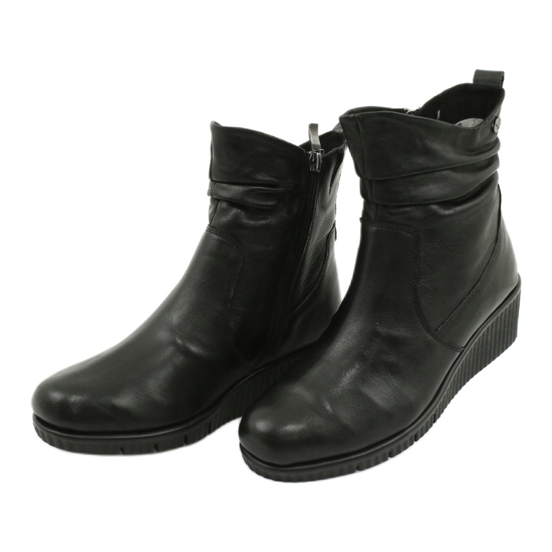 Caprice Walking On Air wedge boots black 2