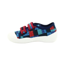 Befado children's shoes 907P114 red navy blue blue multicolored 2