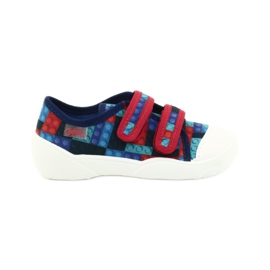 Befado children's shoes 907P114 red navy blue blue multicolored 1