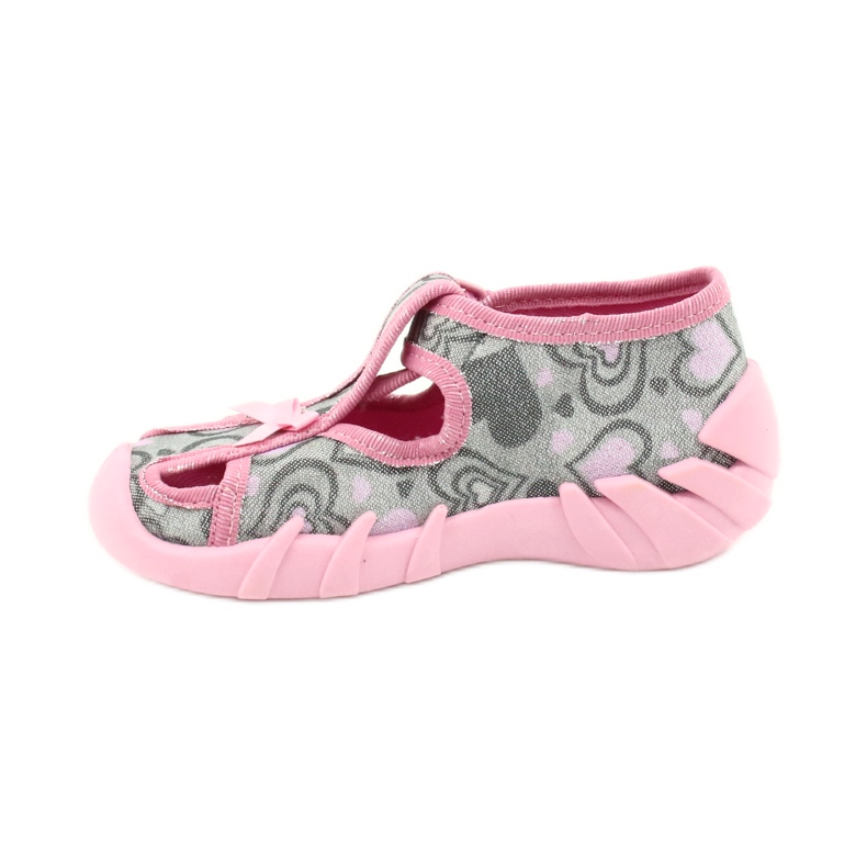 Befado children's shoes 190P084 grey pink 2 Befado children's shoes 190P084 grey pink 2