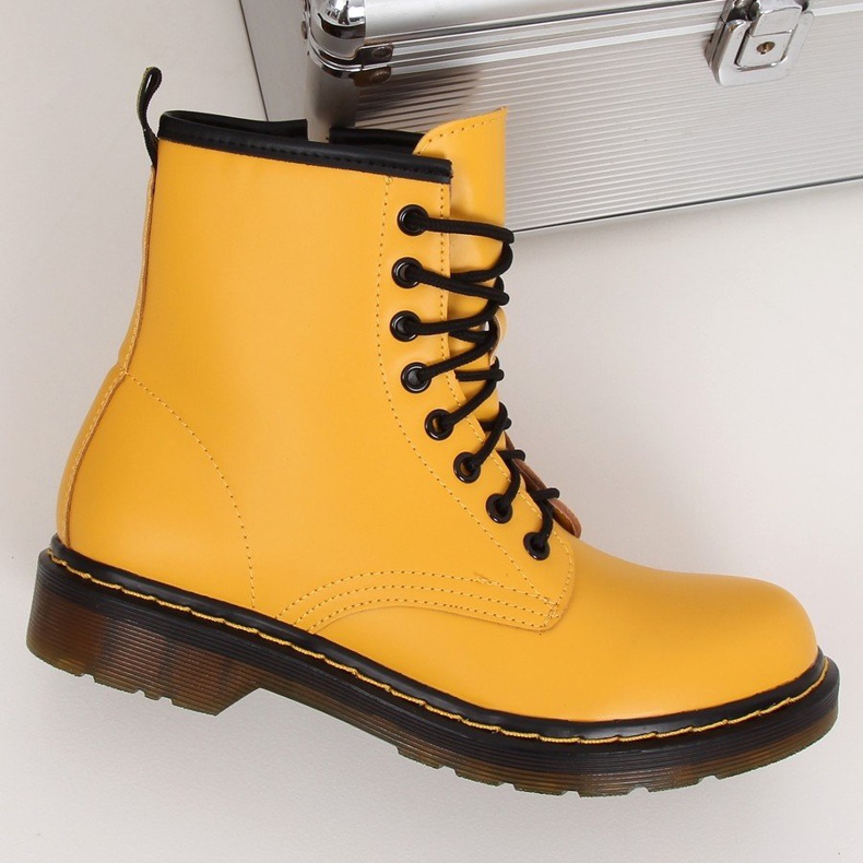 Boots laced honey boots NC1019 Yellow 1