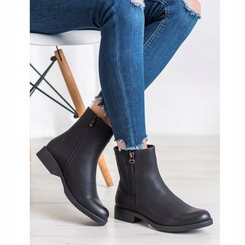 J. Star High Boots With Eco Leather black 2 J. Star High Boots With Eco Leather black 2