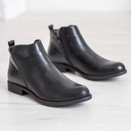 J. Star Flat Heel Boots black 1